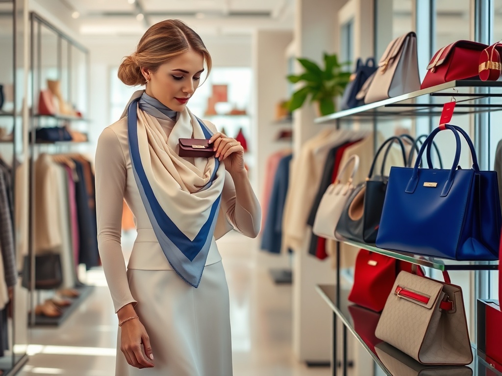 gsfaba.org | Cum să porți o eșarfă ca accesoriu pentru mânerul de geantă