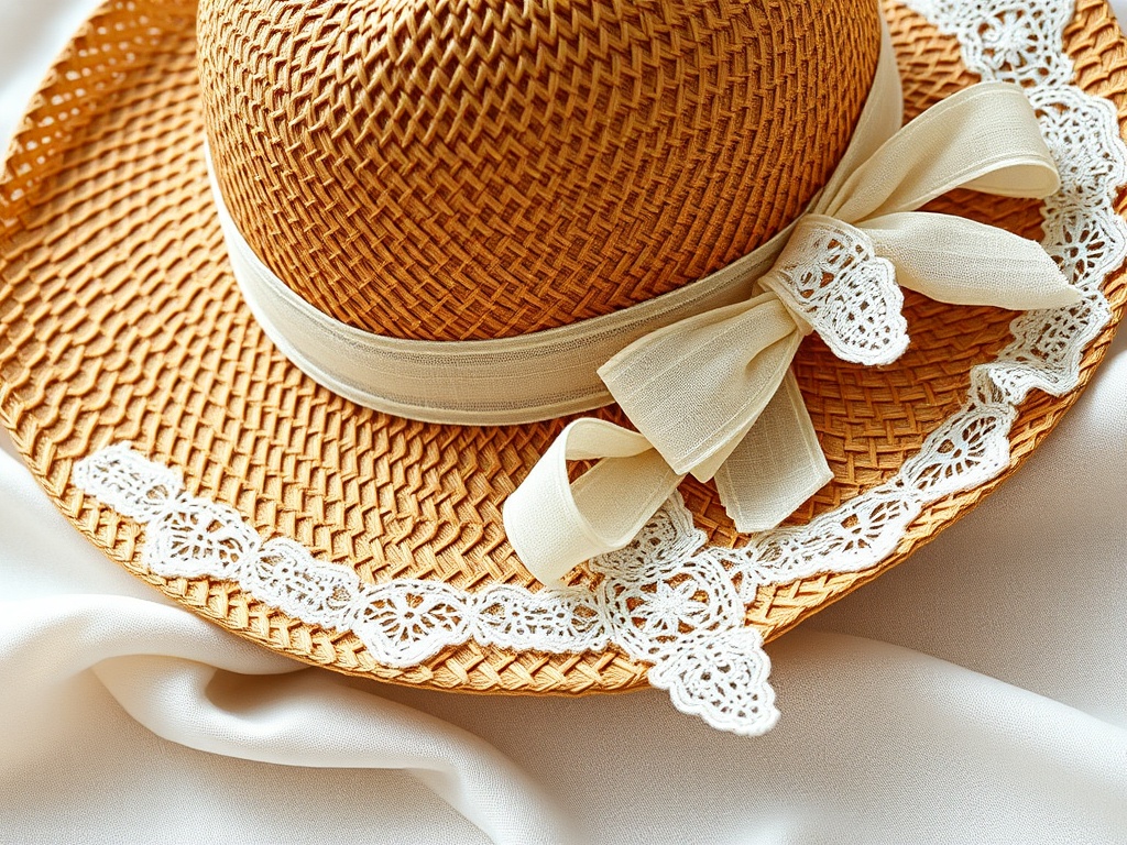 gsfaba.org | Cum să îți alegi o pălărie de paie cu boruri medii și panglică din dantelă